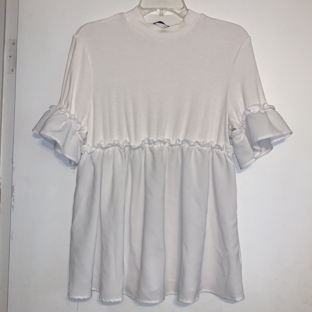 SHEIN White Maternity Top - Picture 3 of 5